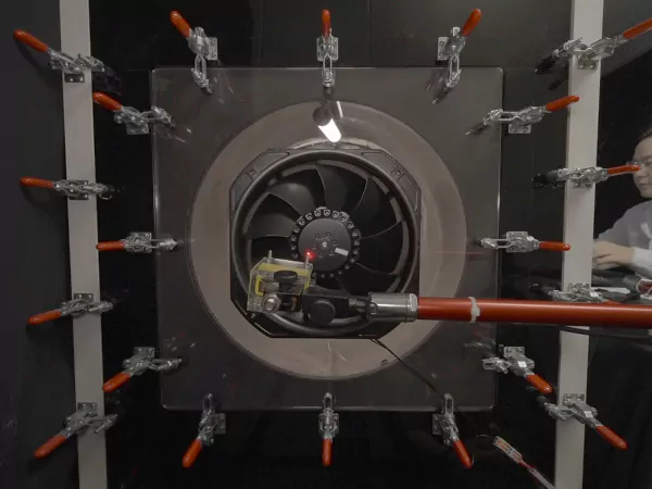 Air flow Air pressure test