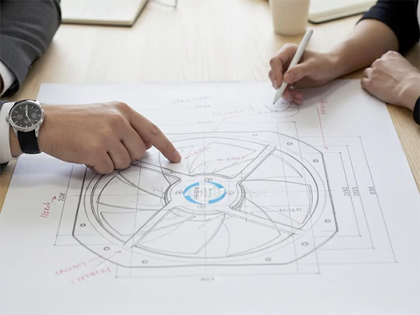 Cooling fan design draft