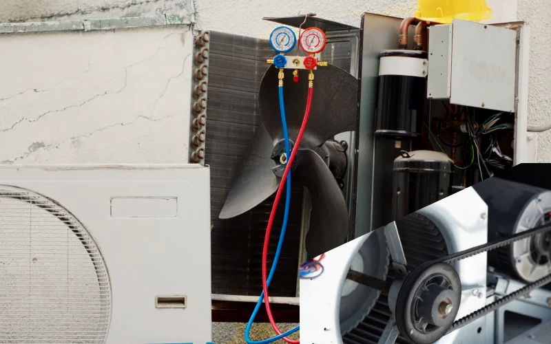 fan on ac unit not spinning