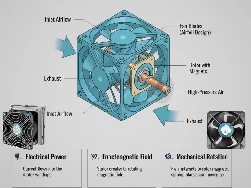 how do cooling fans work