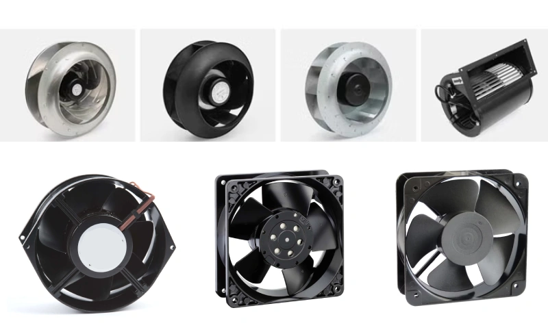 axial vs radial fan factory
