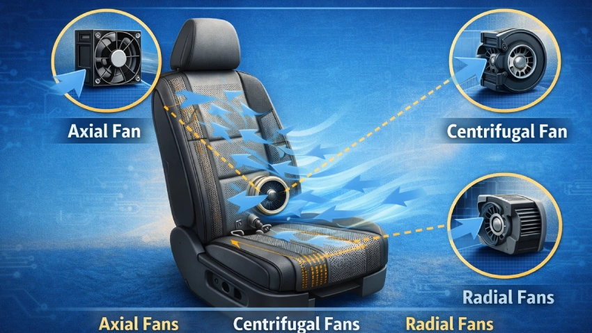 fan technologies for seat ventilation systems