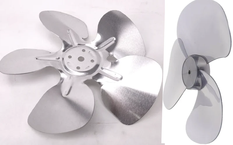 metal blade fans better than plastic for control cabinets