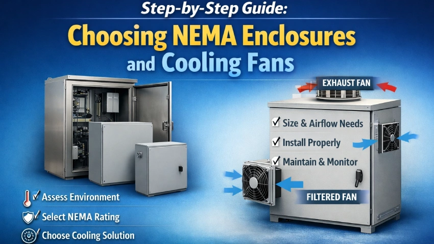 step by step guide choosing nema enclosures and cooling fans