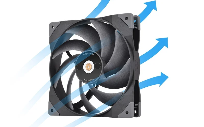 waterproof cooling fan airflow performance