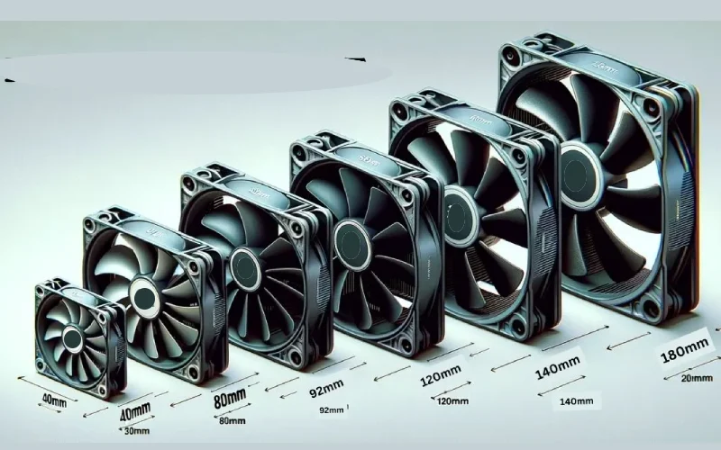 waterproof cooling fan size