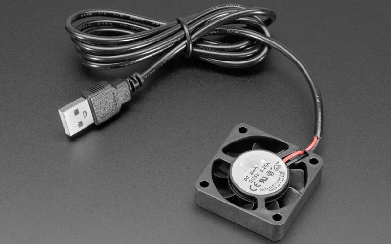 small black tower fan
