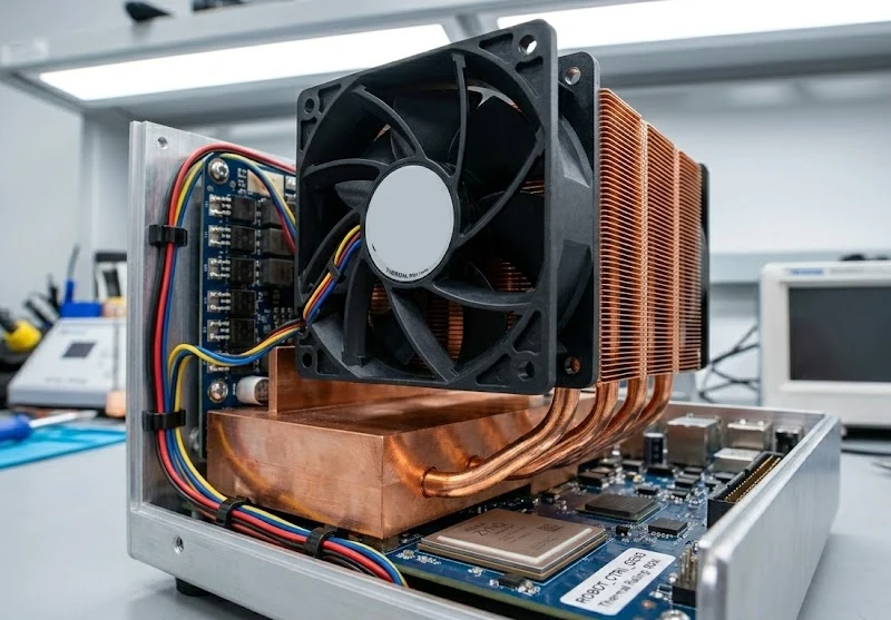 cooling fans & heatsinks for Robotic controllers