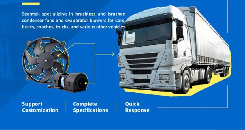 dc fan for trucks electric