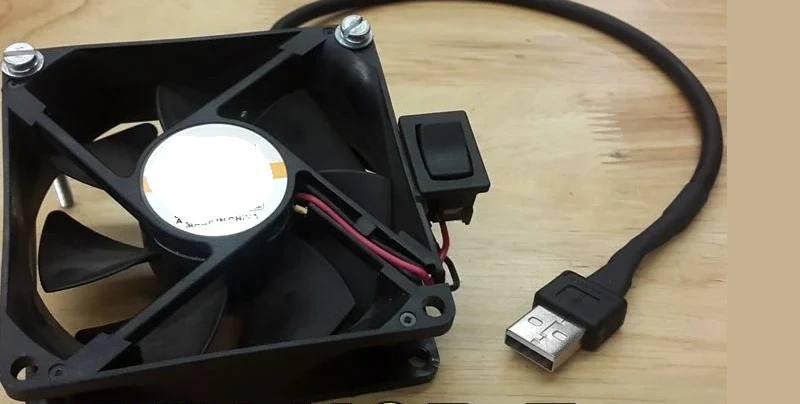 how a usb fan works