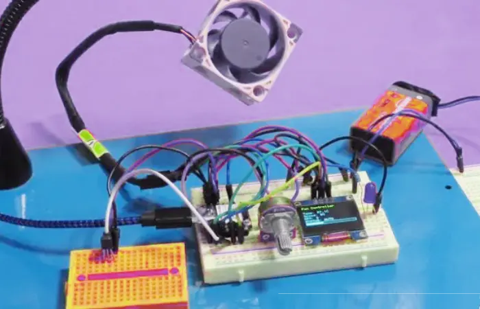 how to test a 12v dc fan moto