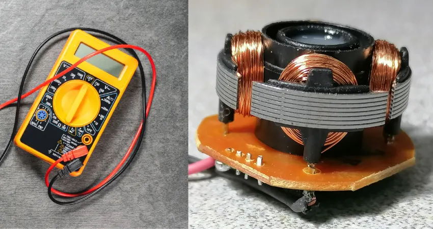 how to test a 12v dc fan motor with a volt ohm meter
