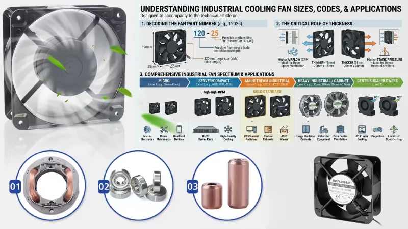 types of industrial cooling fans