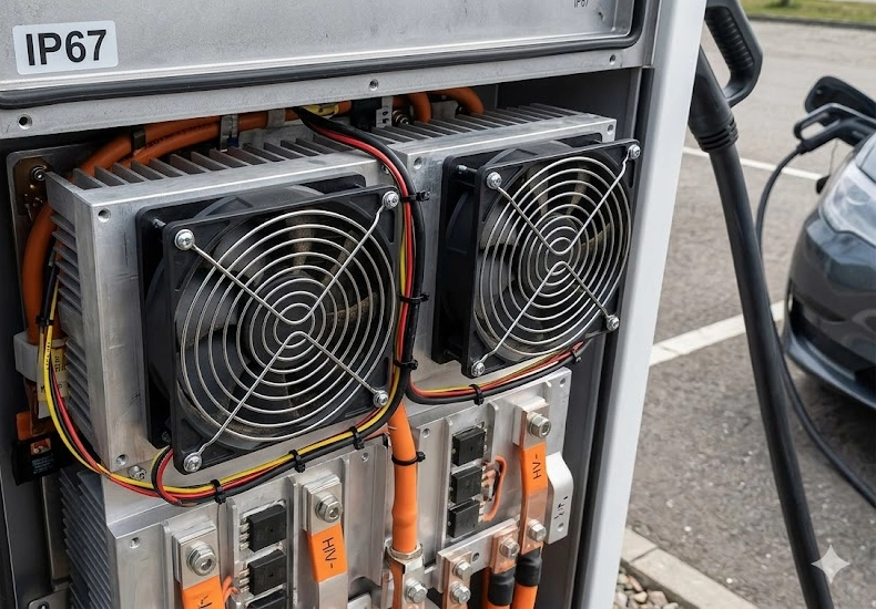 120mm Ball Bearing Fan for EV charging piles