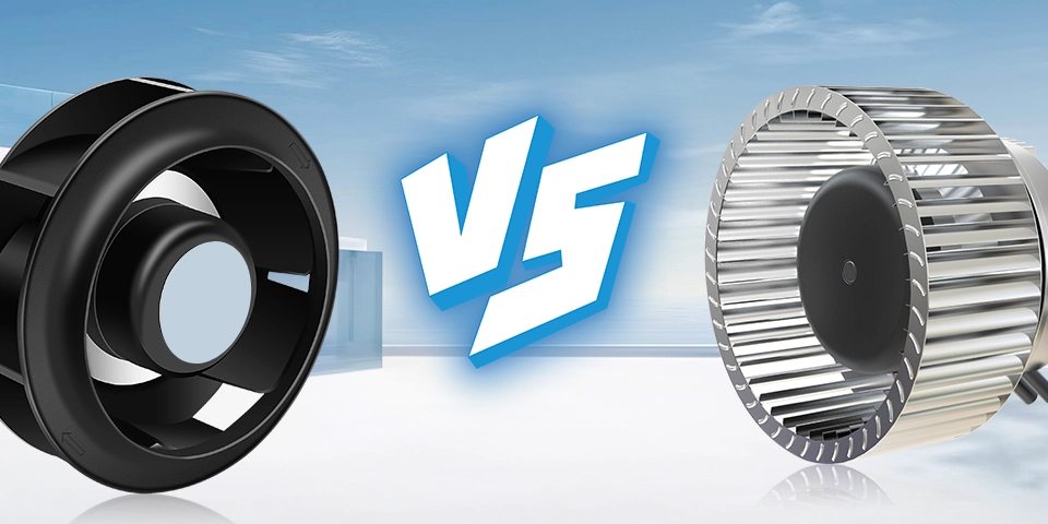 backward curved vs forward curved