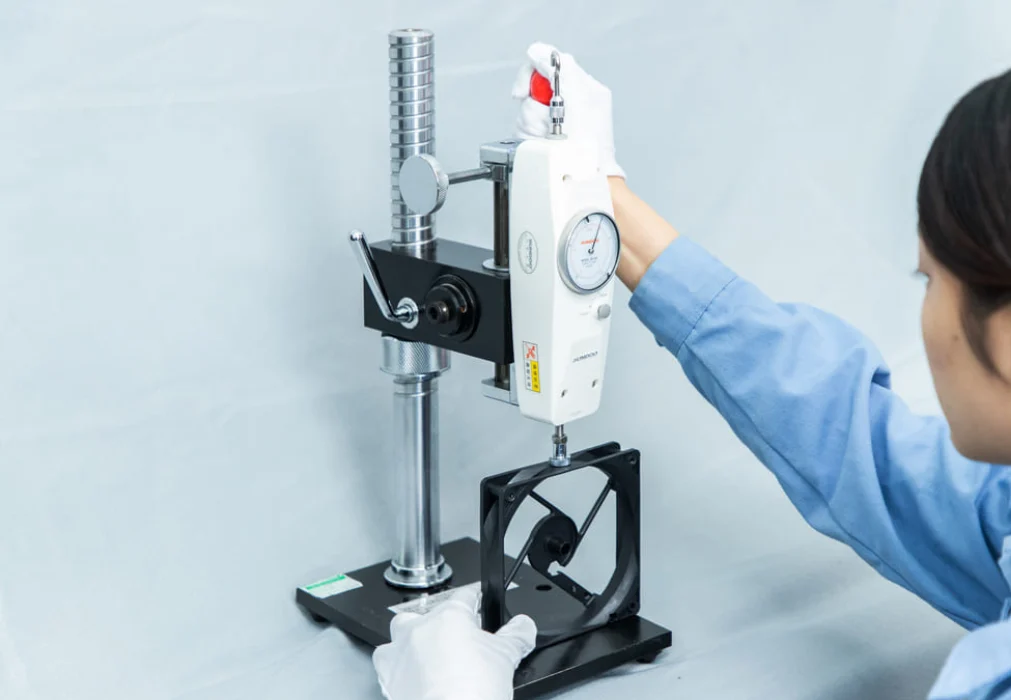 fan followed by airflow tests