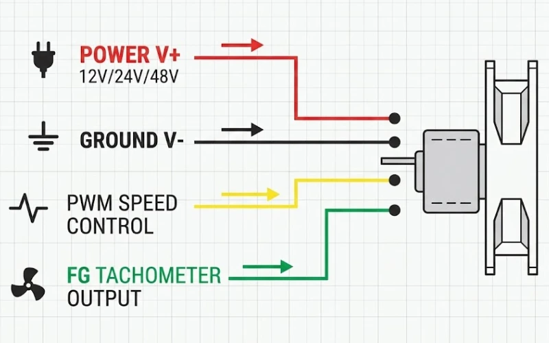 industrial fan wiring