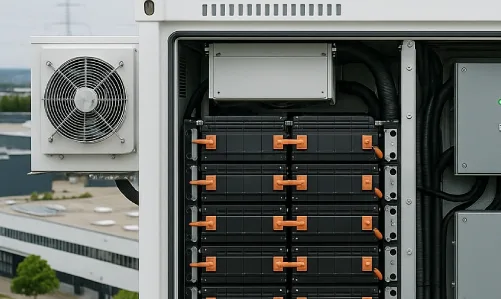 low voltage dc fans for energy storage systems
