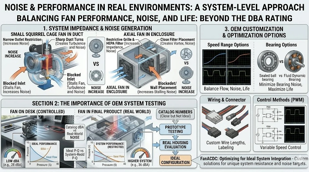 noise is not only a fan specification