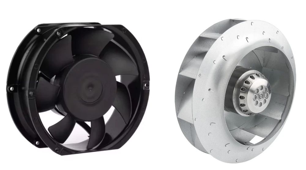 centrifugal vs axia cooling fans
