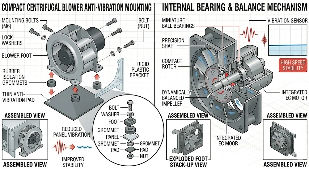cooling fan exploded view