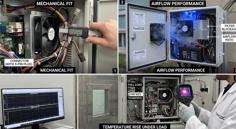 cooling fan prototype validation before mass production