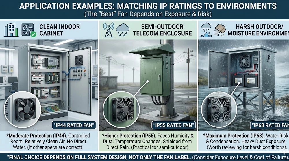 cooling fans application