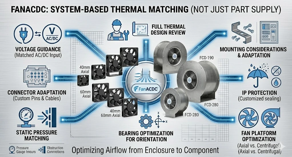 how fanacdc supports industrial thermal matching