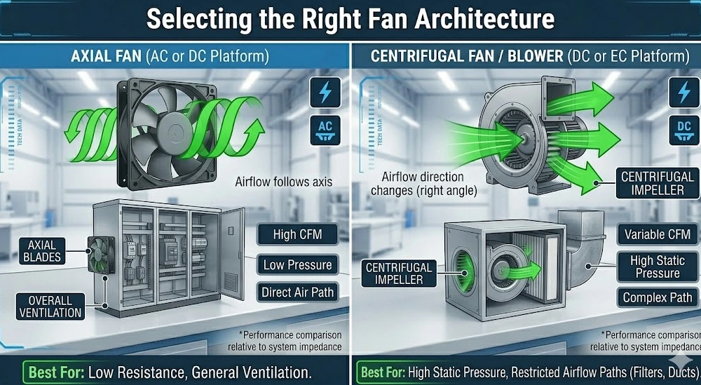 selecting the right fan architecture