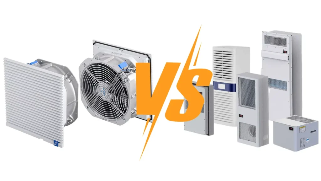 enclosure fan vs air conditioner