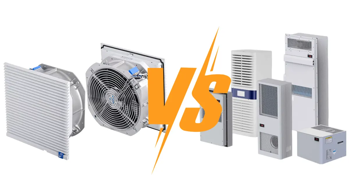 enclosure fan vs air conditioner