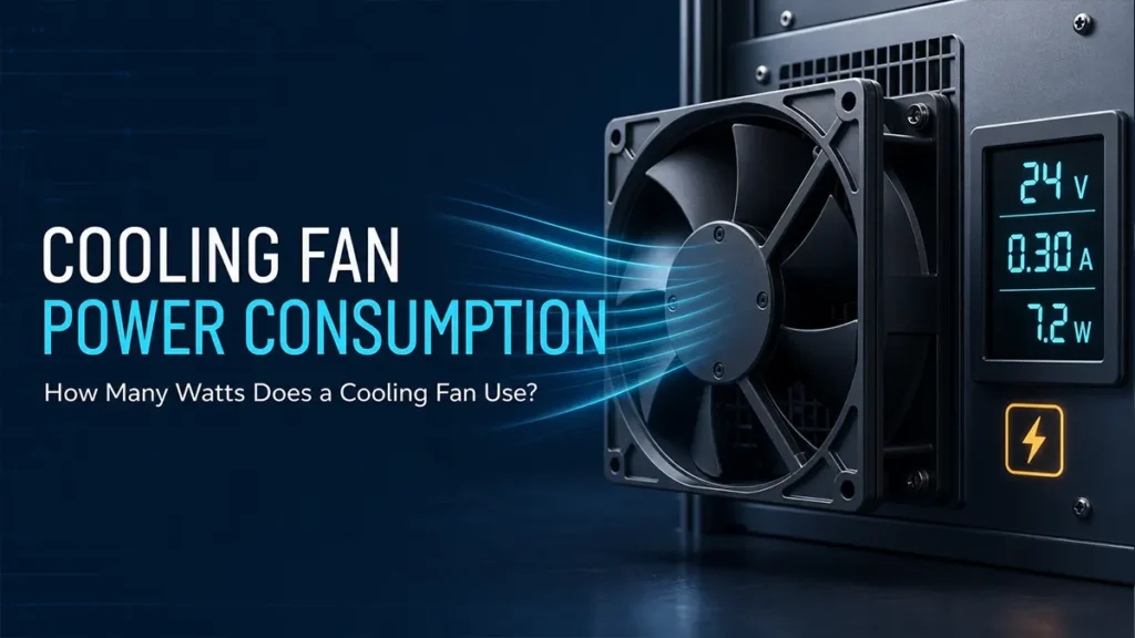 Cooling Fan Power Consumption Cover