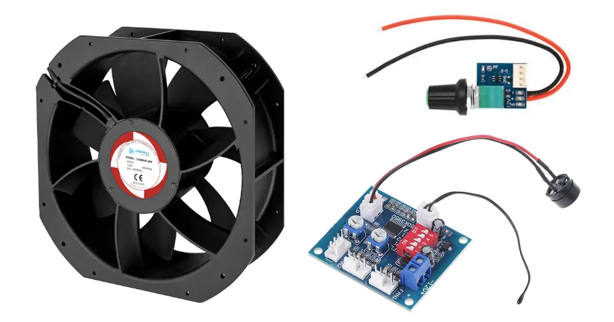 dc axial fan speed control