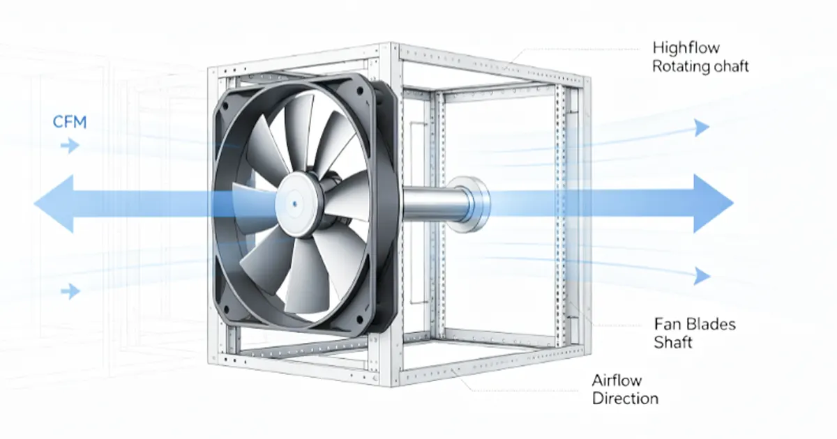how does an ac axial fan work