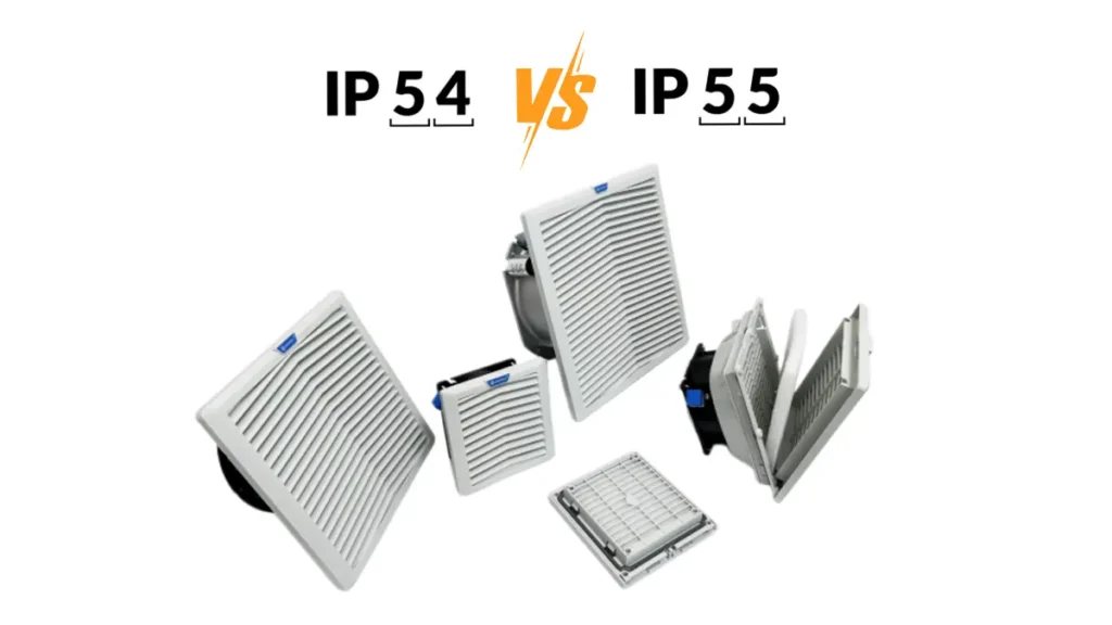 ip54 vs ip55 fan filter