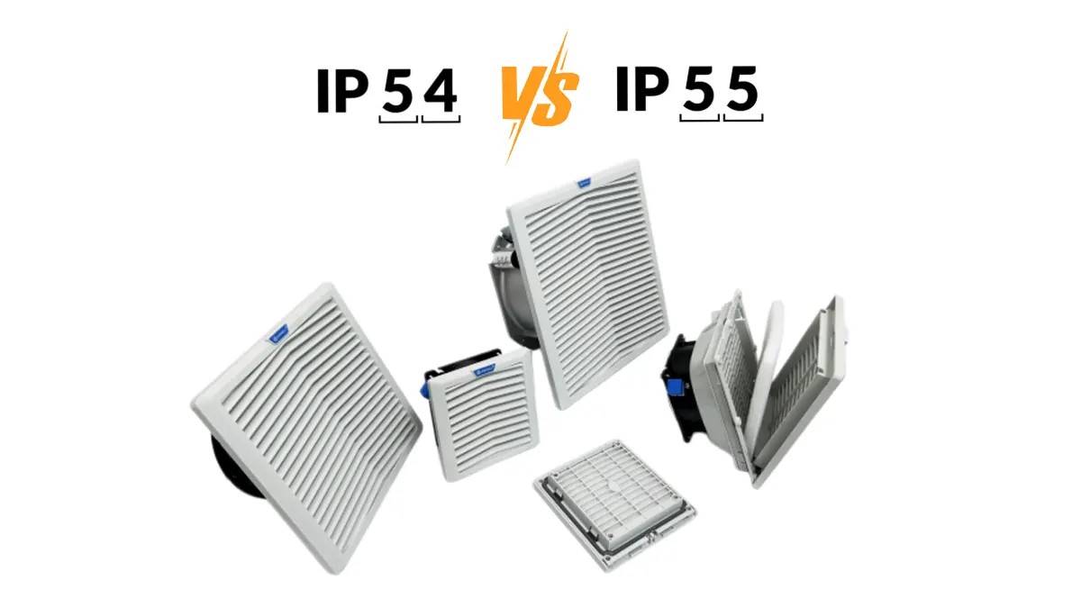 ip54 vs ip55 fan filter