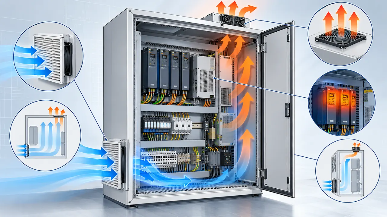 cnc control cabinet cooling