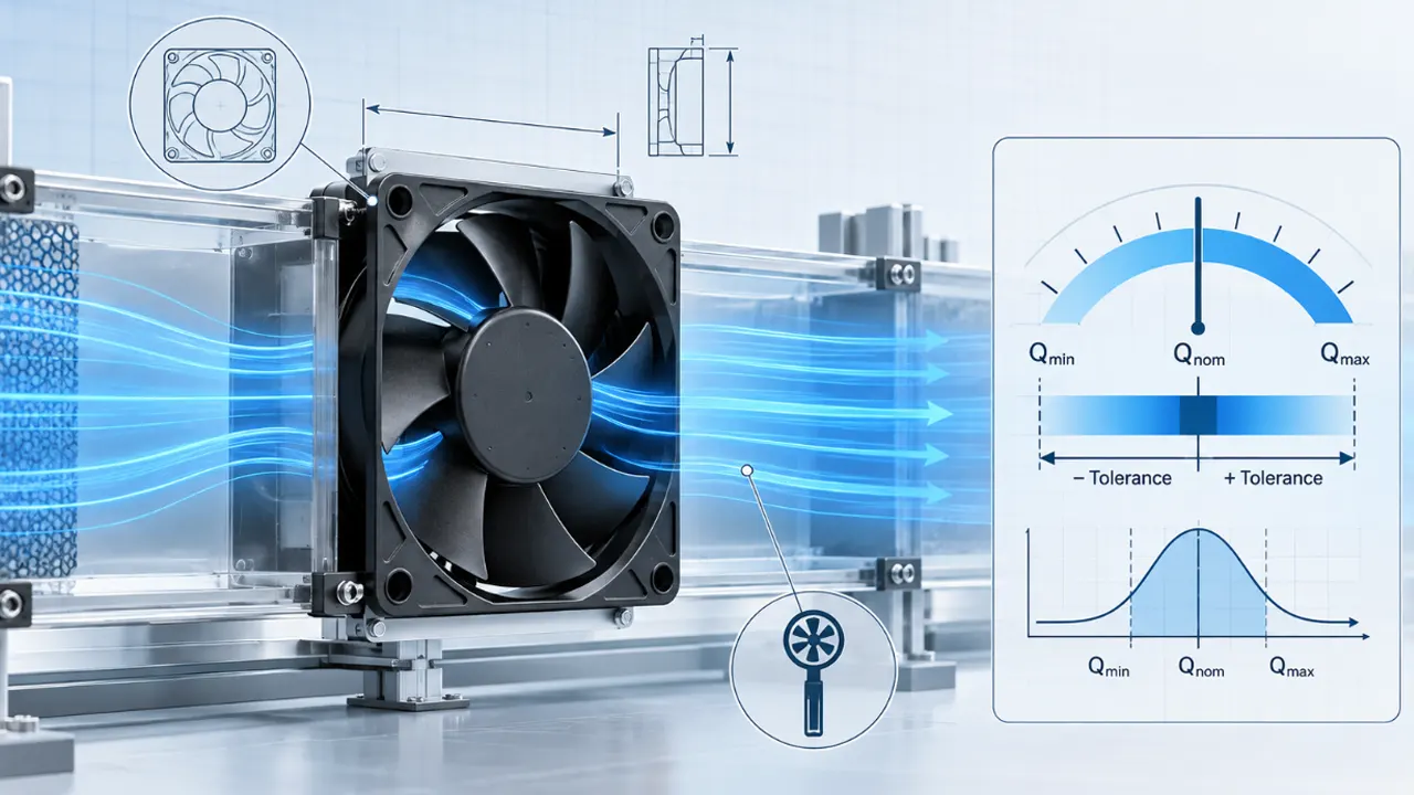 cooling fan airflow tolerance