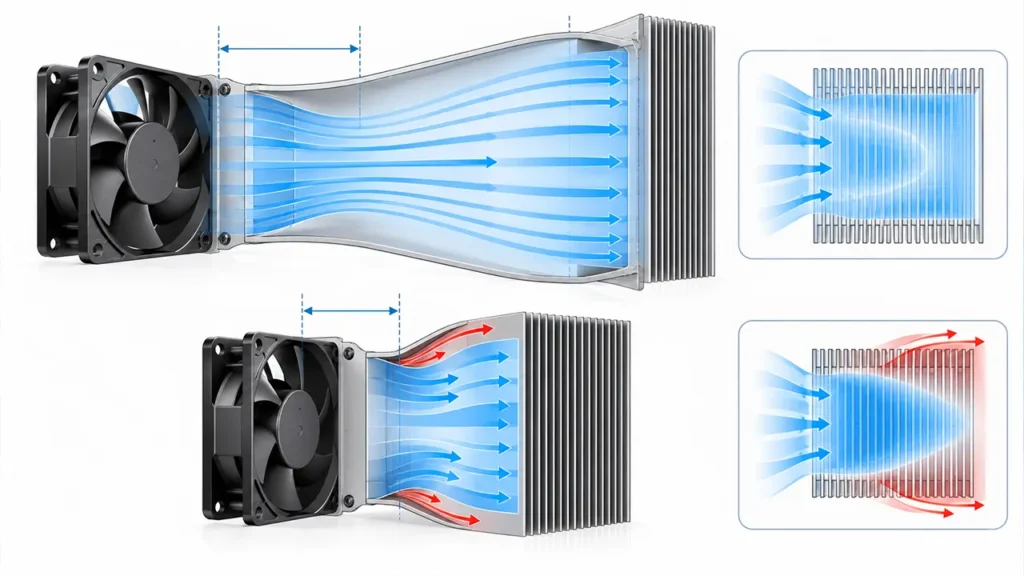 cooling fan shroud design