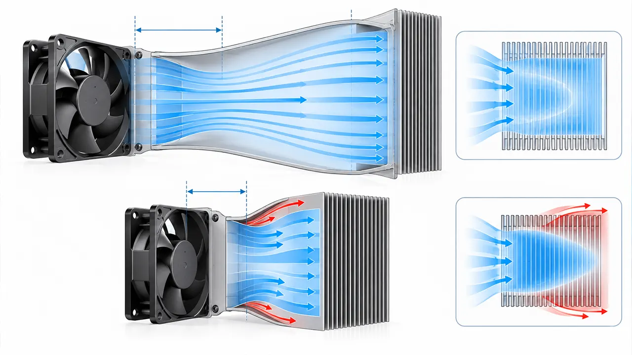 cooling fan shroud design