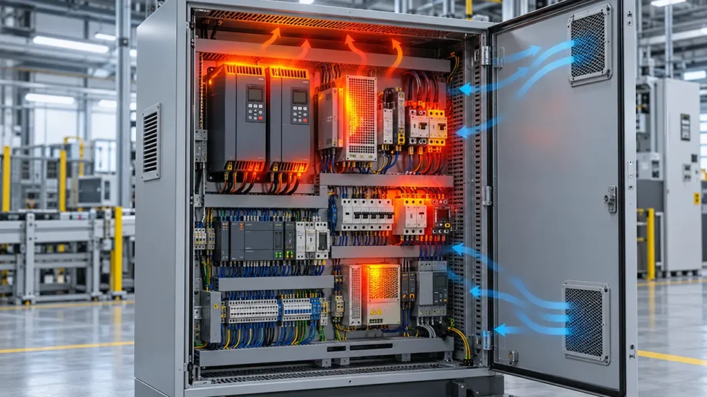 electrical cabinet overheating