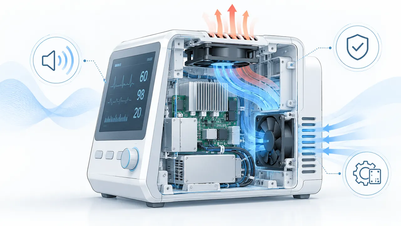 medical equipment cooling fan
