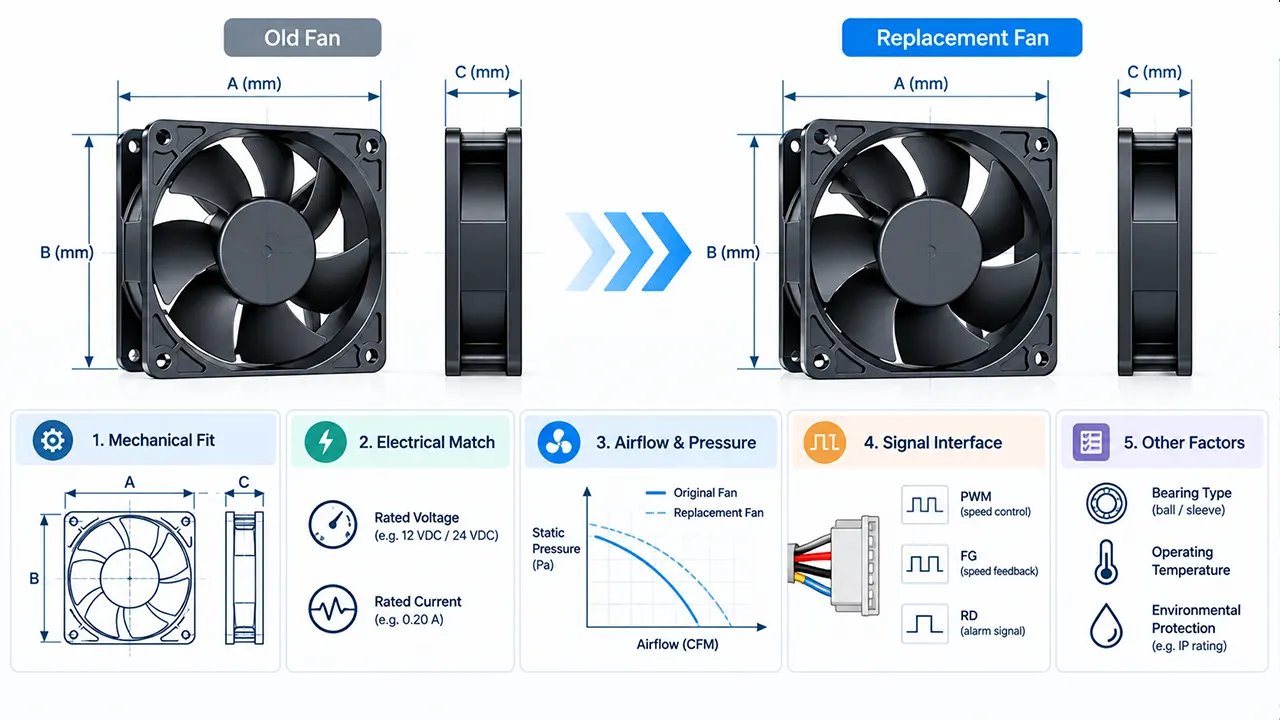 replacement cooling fan