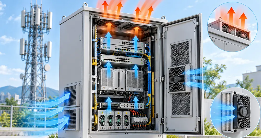 telecom cabinet cooling fan